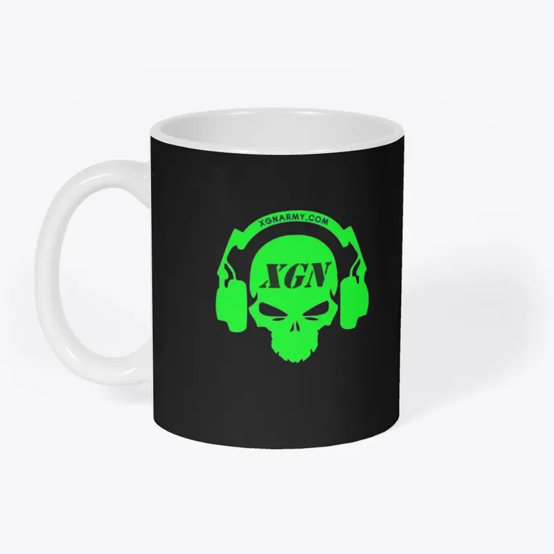 Green Skull Headset