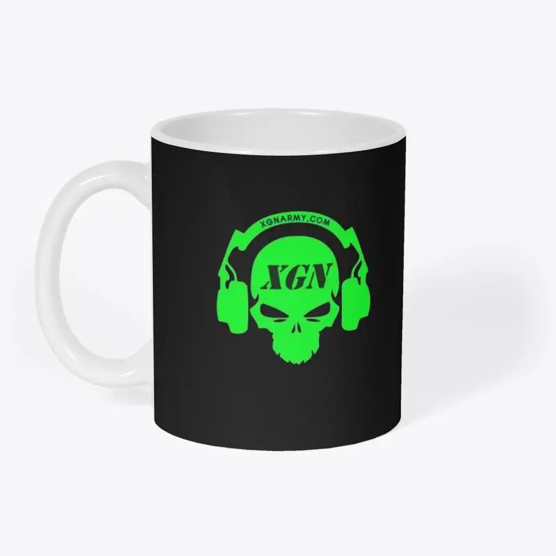 Green Skull Headset