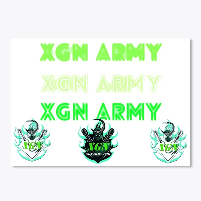 XGN Army Stickers